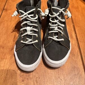 Sperry x Rebecca Minkoff Black High-Top Sneakers - Sz 8